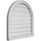 Ekena Millwork Round Top Surface Mount PVC Gable Vent: Functional, w/ 2"W x 2"P Brickmould Sill Frame, 26"W x 26"H GVPRT26X2603SF - alternate 5